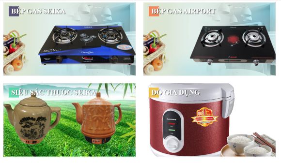 bếp gas nhiều lò