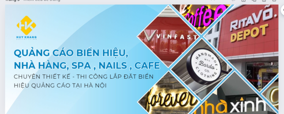 Thiết kế và thi công quảng cáo