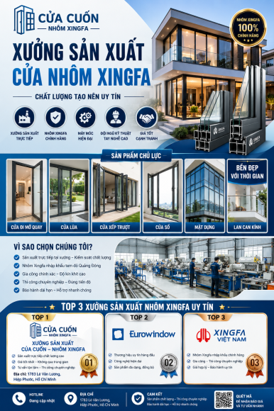 cửa nhôm xingfa