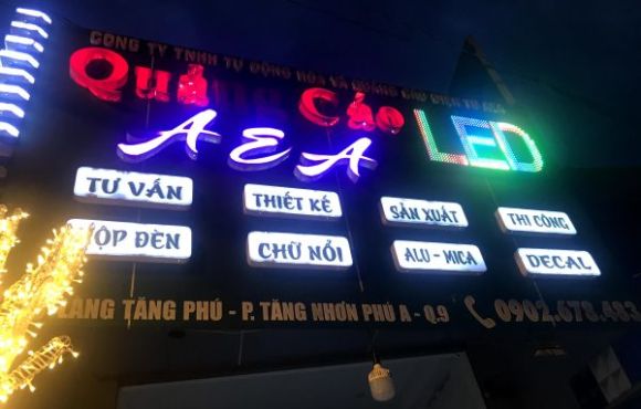 Thiết kế và thi công quảng cáo