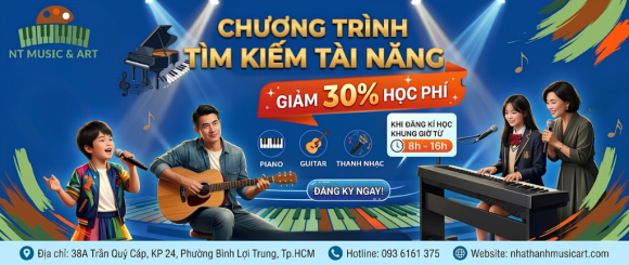 Nhạc cụ - Nhạc sống - Khoá học âm nhạc