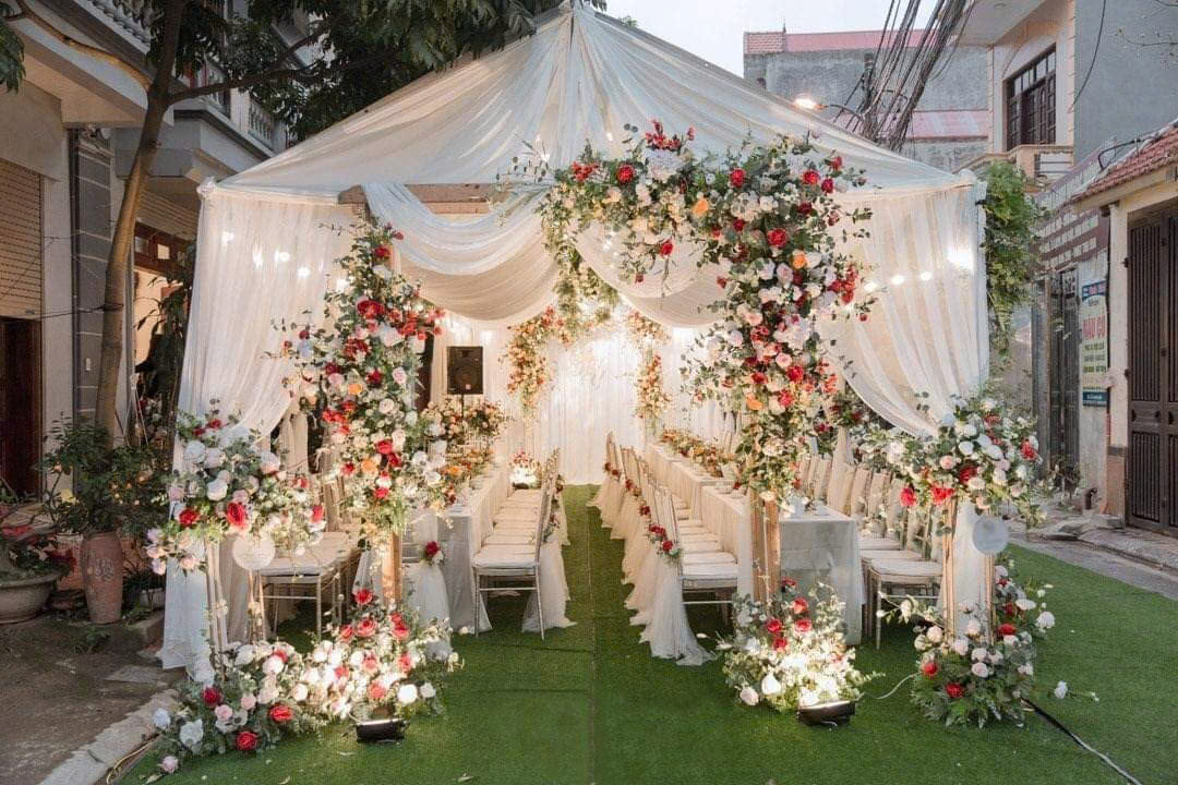 Đơn vị trang trí rạp cưới đẹp nhất