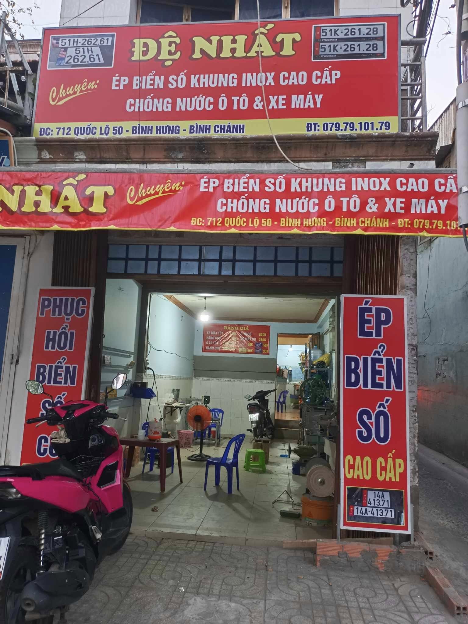 Top 3 Cửa Hàng Ép Biển Số Xe Uy Tín, Giá Tốt Tại Quận 7