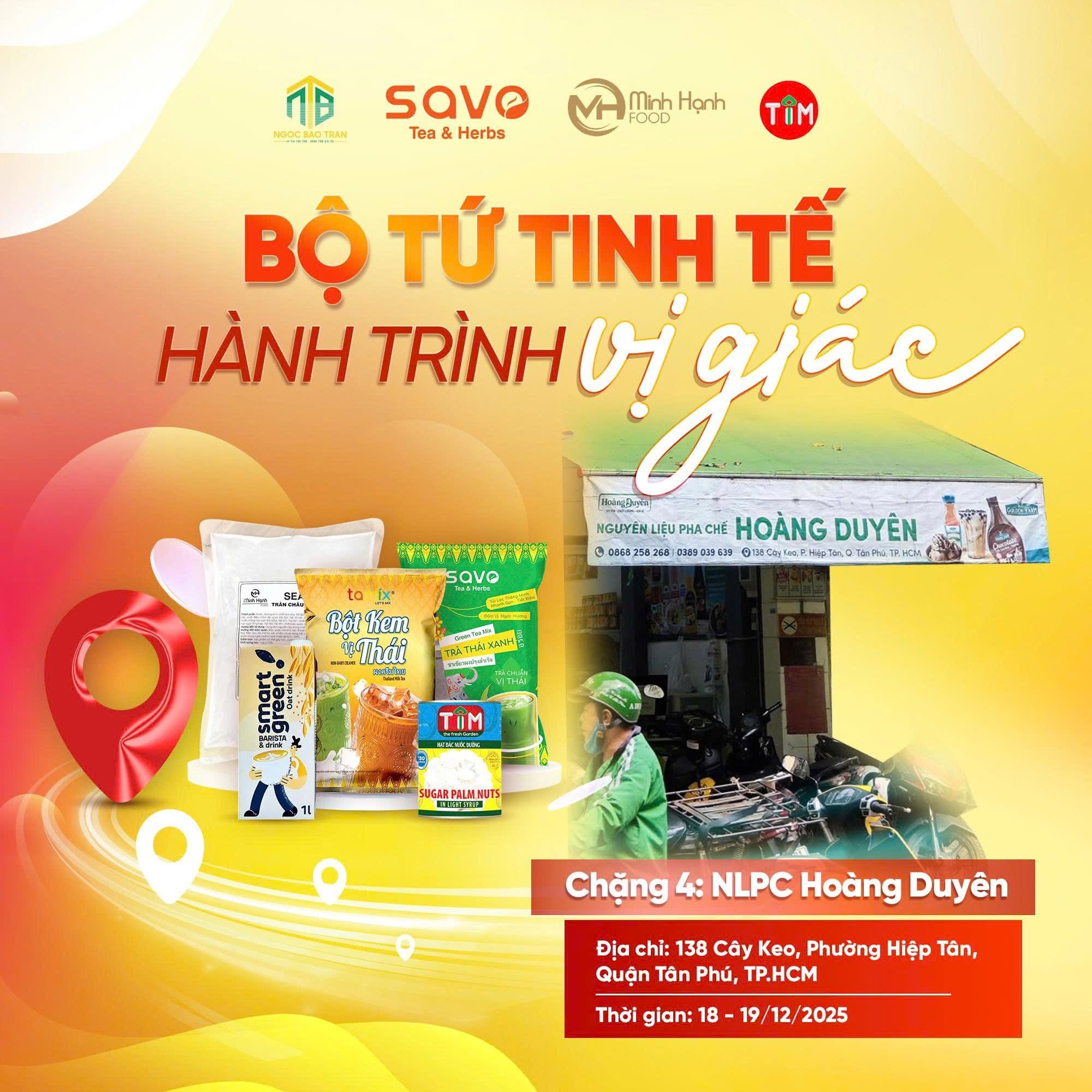 Top 3 Đơn Vị Cung Cấp Nguyên Liệu Pha Chế Giá Tốt, Uy Tín Tại Tân Phú Năm 2026