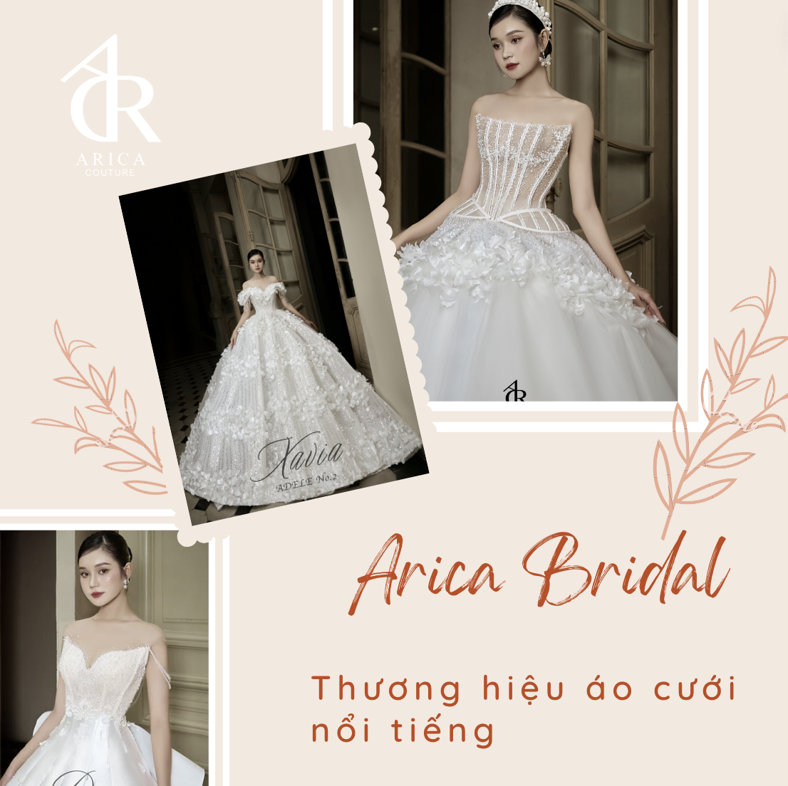 Thương Hiệu Áo Cưới Nổi Tiếng Tại Phú Nhuận Airca Bridal - Nét đẹp lộng lẫy cho ngày trọng đại