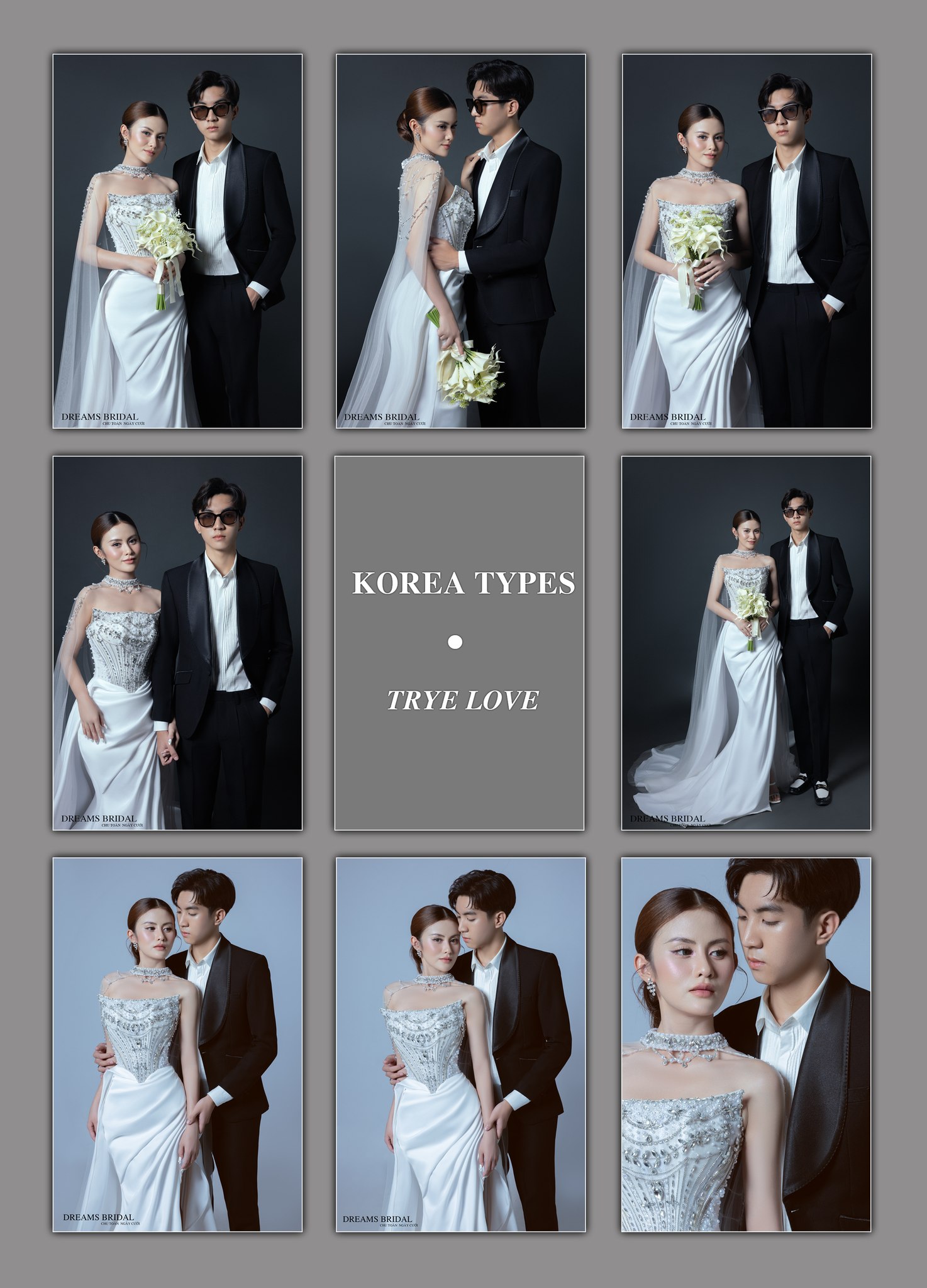 Chụp ảnh cưới theo concept tại studio Dreams Bridal