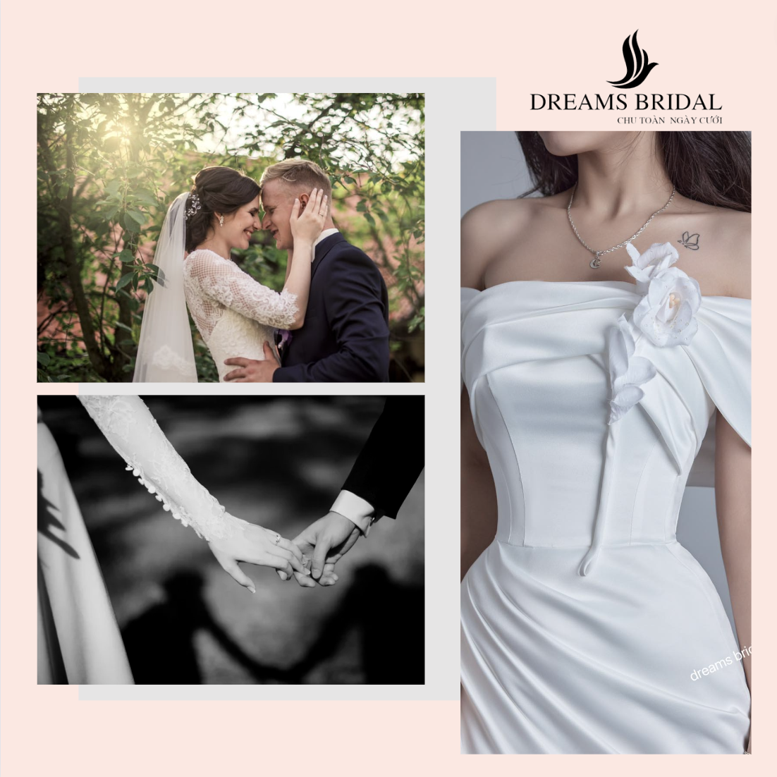 Áo Cưới Đẹp Nhất Quận 12 - DreamsBridal Đồng Hành Cùng Hạnh Phúc