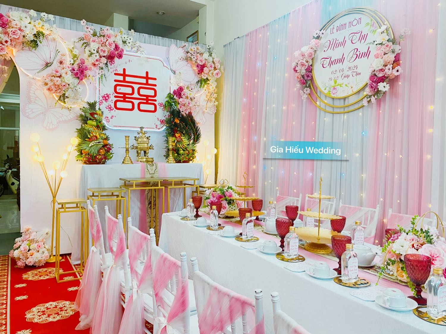 Trang Trí Gia Tiên Giá Rẻ Tại Hóc Môn - Gia Hiếu Wedding