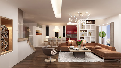 Thiết Kế Thi Công Nội Thất Phòng Khách Đẹp TP. HCM - Công Ty Vega Home