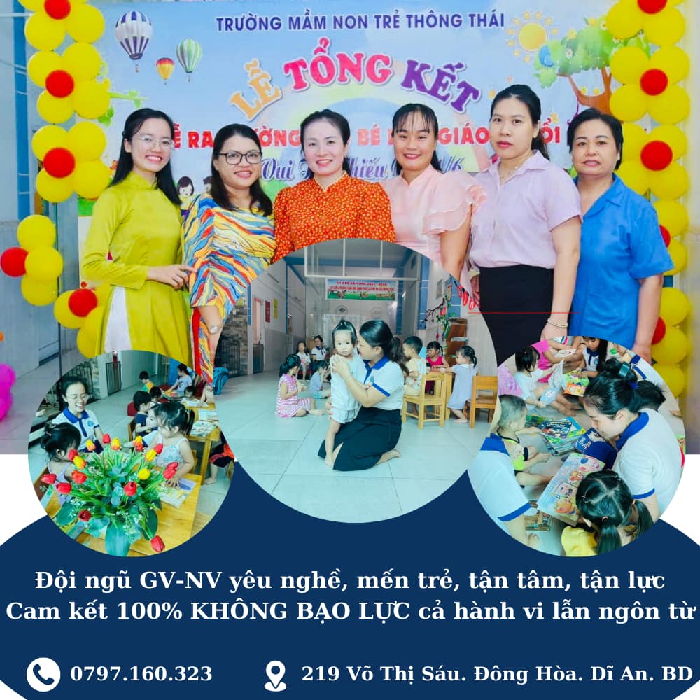 Top 3 Trường mầm non uy tín tại Tình Bình Dương