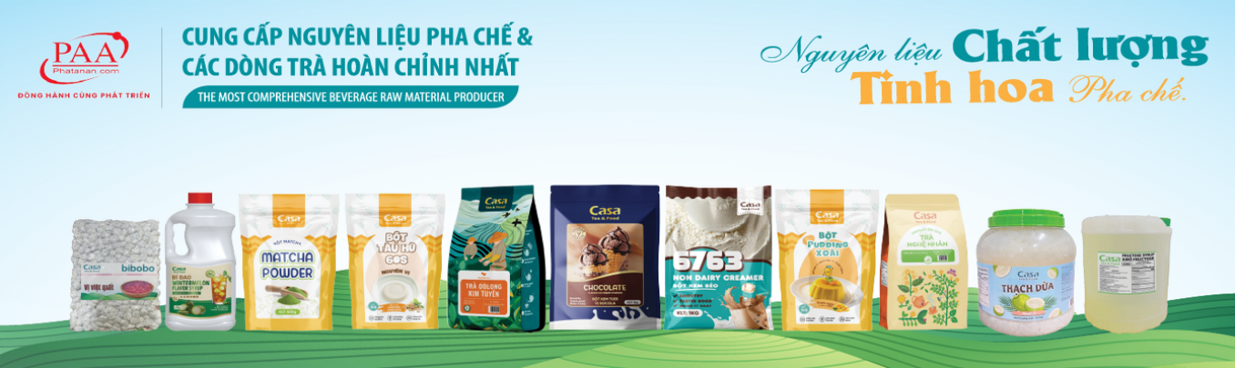 Top đơn vị chuyên cung cấp nguyên liệu pha chế chất lượng tại Củ Chi