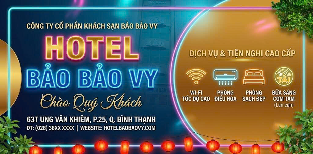 Khám Phá Top 3 Khách Sạn Sạch Đẹp, Thoáng Mát Nhất Tại Quận Bình Thạnh: Điểm Dừng Chân Lý Tưởng Cho Mọi Chuyến Đi