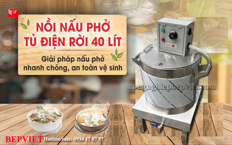 Nồi điện nấu phở tại Đà Nẵng – Giải pháp tối ưu