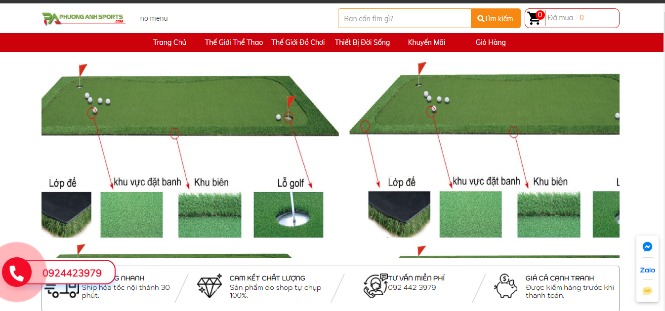 Top 3 website bán dụng cụ thể thao chất lượng