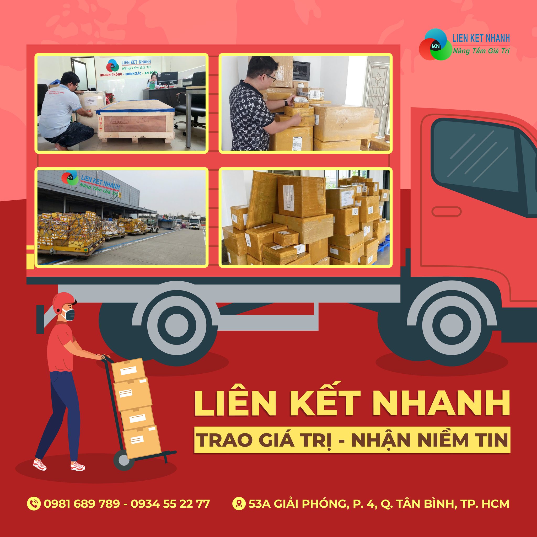 Dịch Vụ Gửi Hàng Đi Nha Trang - CÔNG TY TNHH TMDV GIAO NHẬN QUỐC TẾ LIÊN KẾT NHANH