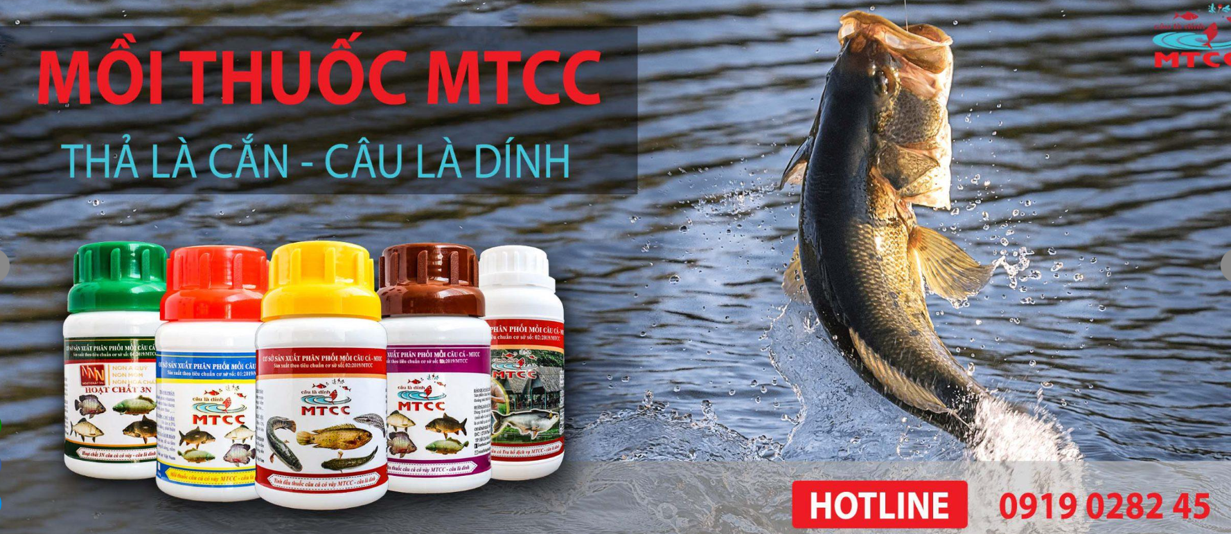 Mồi Thuốc Câu Cá MTCC - Trải Nghiệm Tuyệt Vời cho Người Đam Mê Câu Cá