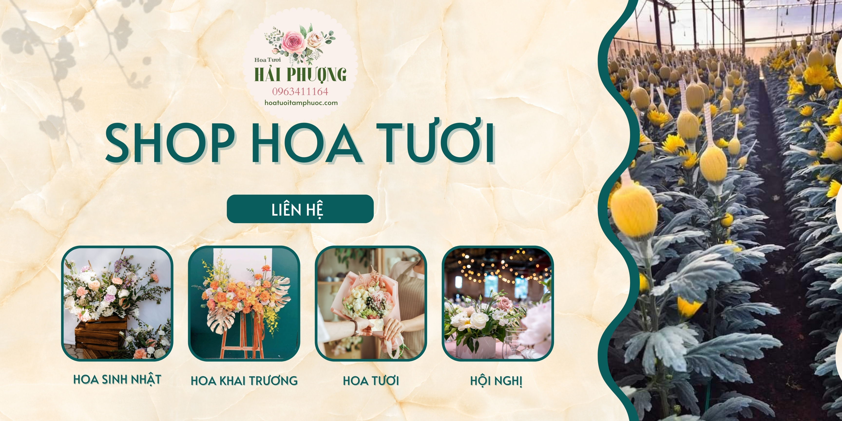 Top Hoa tươi Tam Phước, Biên Hoà, Đồng Nai, Hoa Tươi Hải Phượng - Địa chỉ uy tín cung cấp hoa tươi tại phường Tam Phước, Biên Hòa