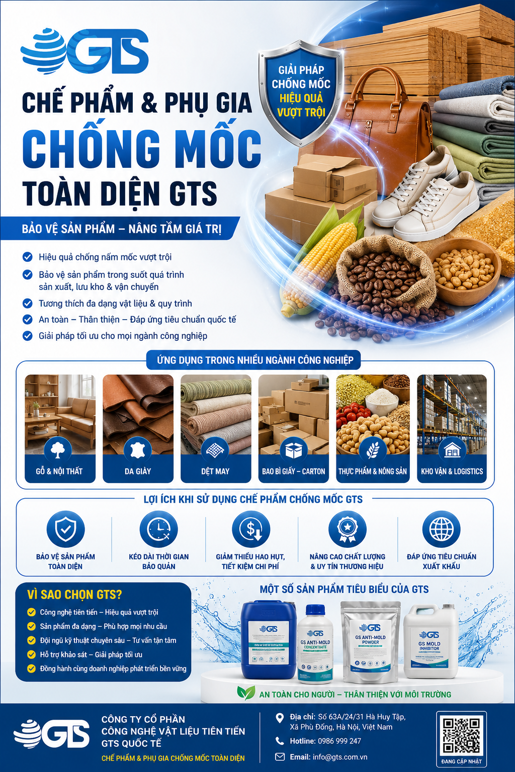 Top 3 Đơn Vị Cung Cấp Chế Phẩm Và Phụ Gia Chống Mốc Uy Tín Hàng Đầu Việt Nam