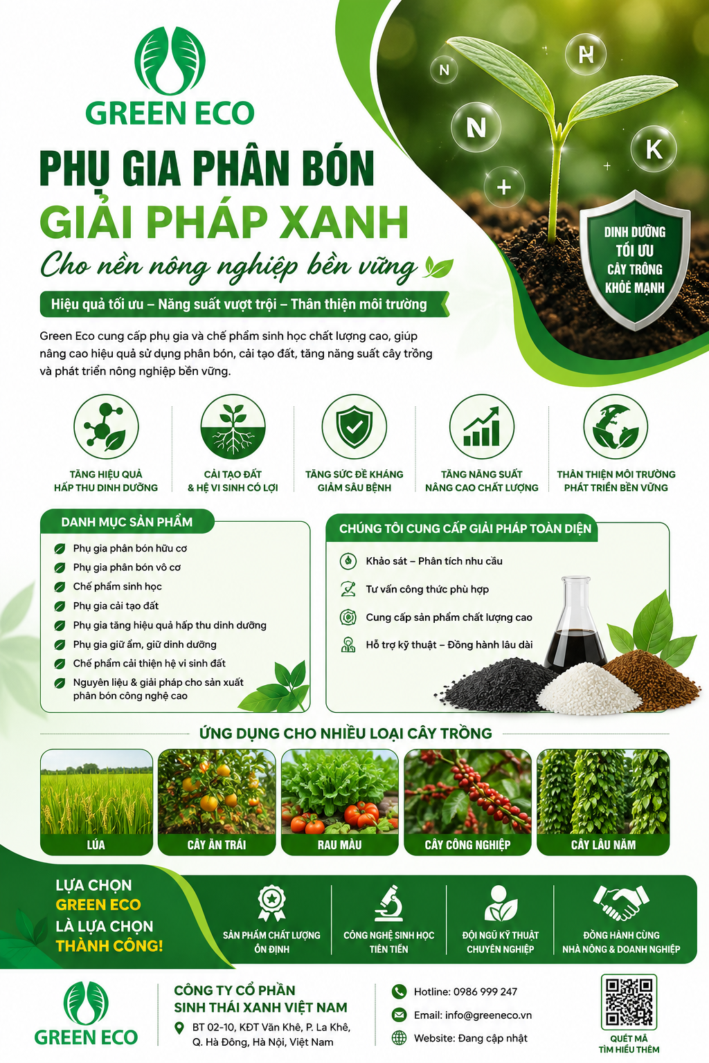 Top 3 Đơn Vị Cung Cấp Phụ Gia Phân Bón Uy Tín, Chất Lượng Hàng Đầu Việt Nam