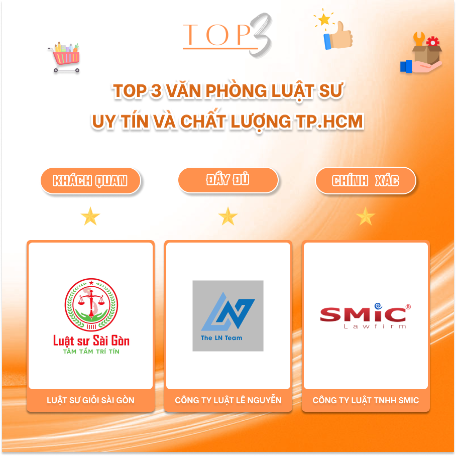 TOP 3 VĂN PHÒNG LUẬT SƯ UY TÍN VÀ CHẤT LƯỢNG TP.HCM