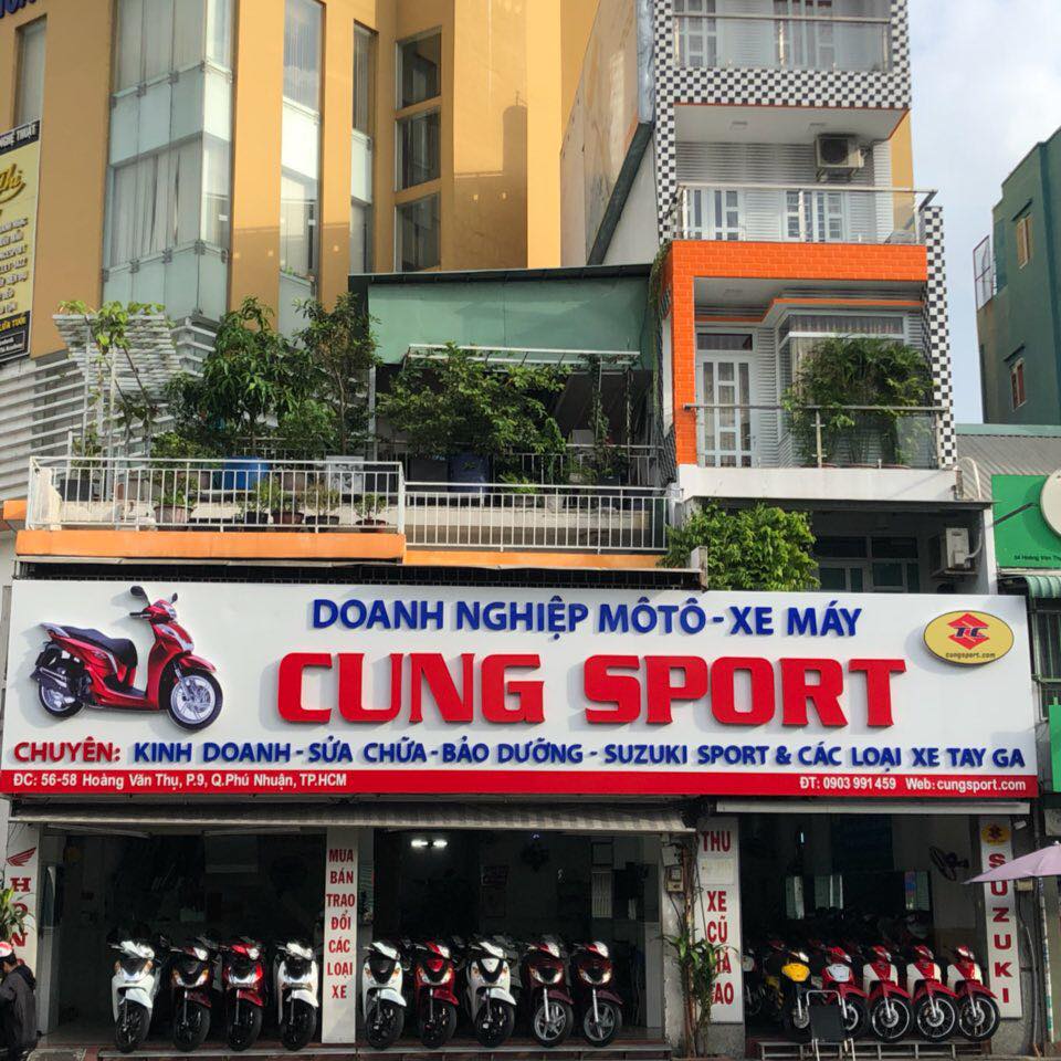 cửa hàng mua bán xe máy cũ Cung Sport