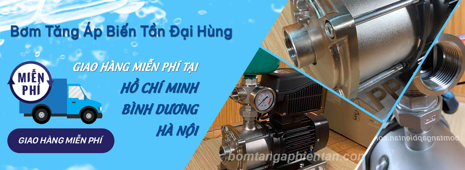 Máy bơm tăng áp biến tần Đại Hùng