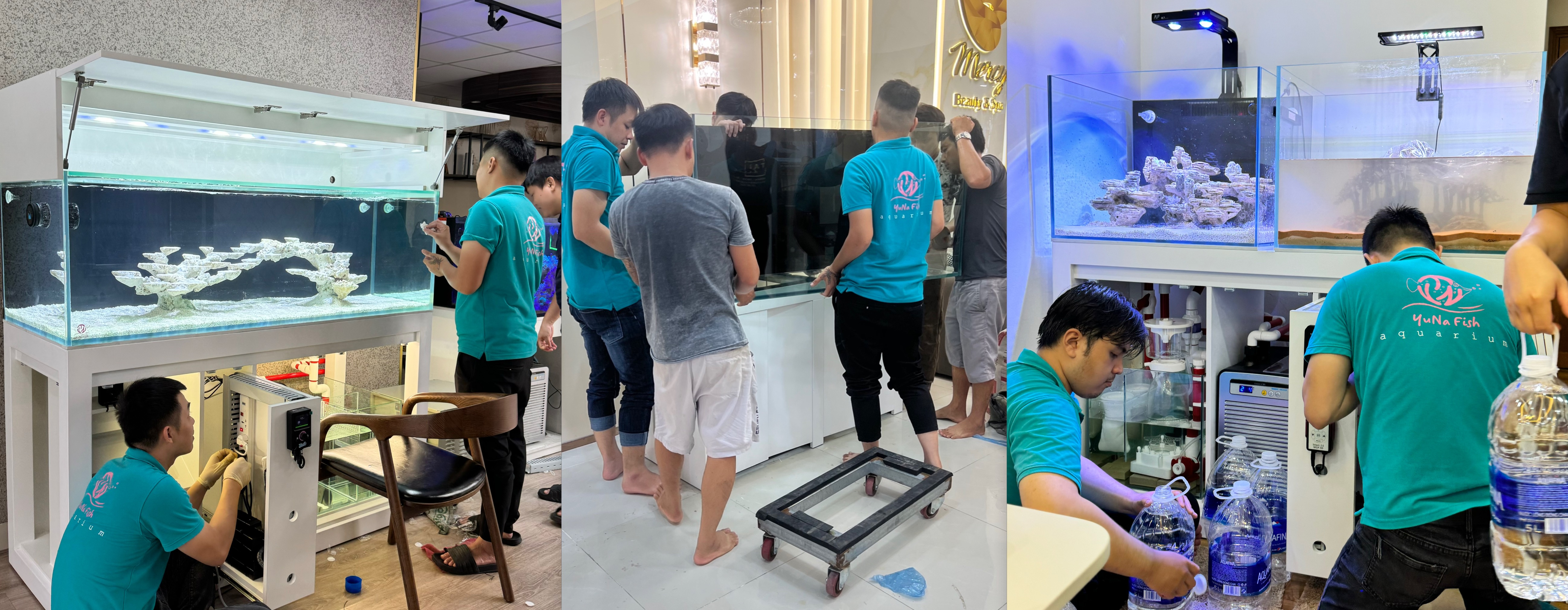 Hồ cá cảnh biển và san hô Yuna Fish