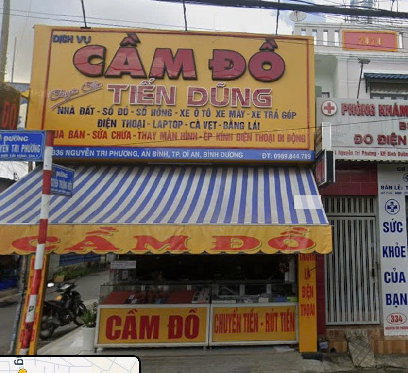 Top 3 cửa hàng cầm đồ uy tín tại Dĩ An, Bình Dương được nhiều khách hàng tin chọn