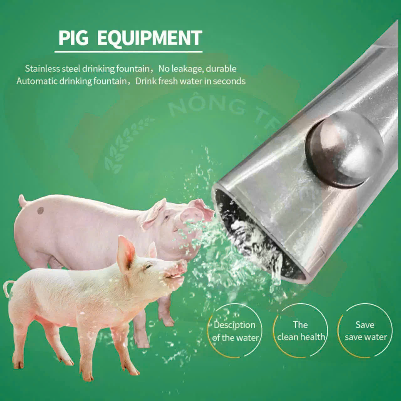 Núm heo uống mỏ vịt phi 21