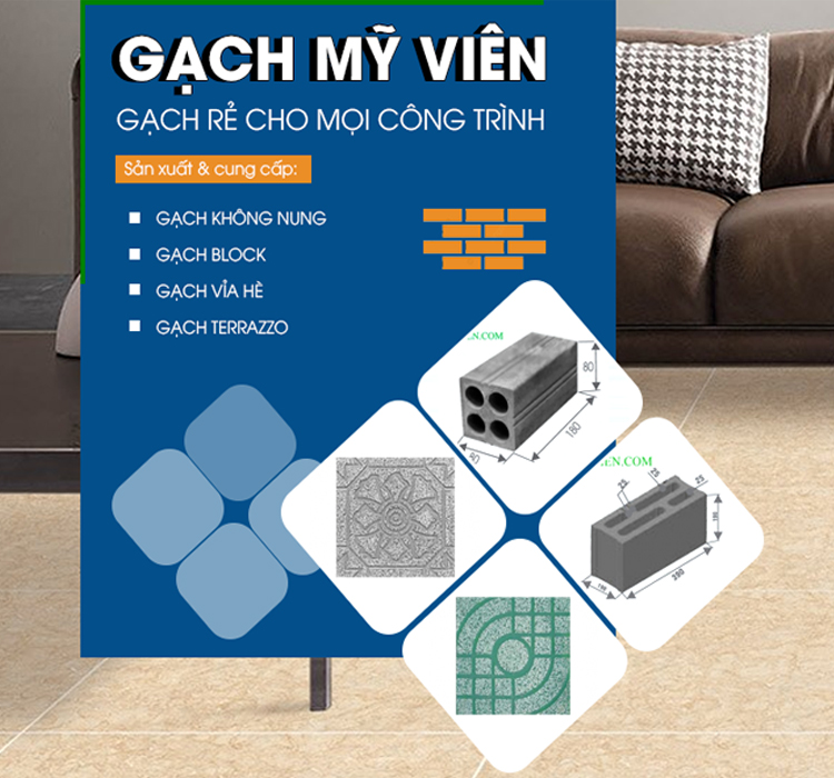 Gạch Mỹ Viên – Chất Lượng Vượt Trội, Thiết Kế Đa Dạng, Phù Hợp Với Mọi Không Gian