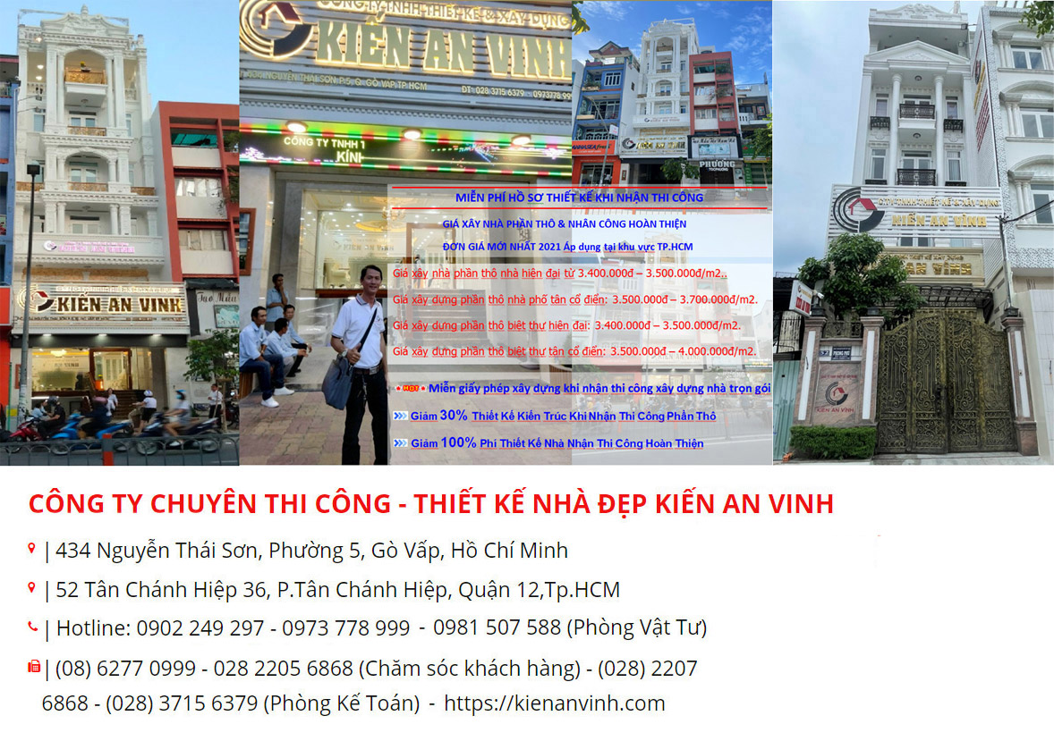 TOP 3 Công Ty Thiết Kế Xây Dựng Nhà Biệt Thự Đẹp Tại Gò Vấp
