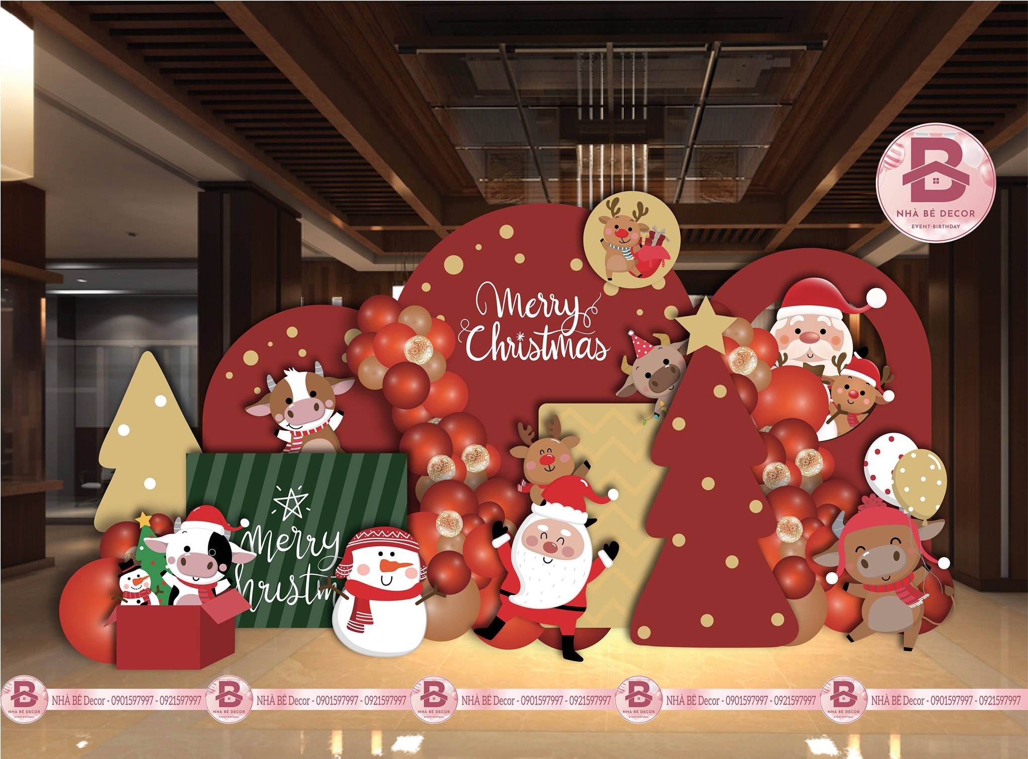 Biến Không Gian Thành Xứ Sở Noel – Lung Linh Mọi Góc Nhìn