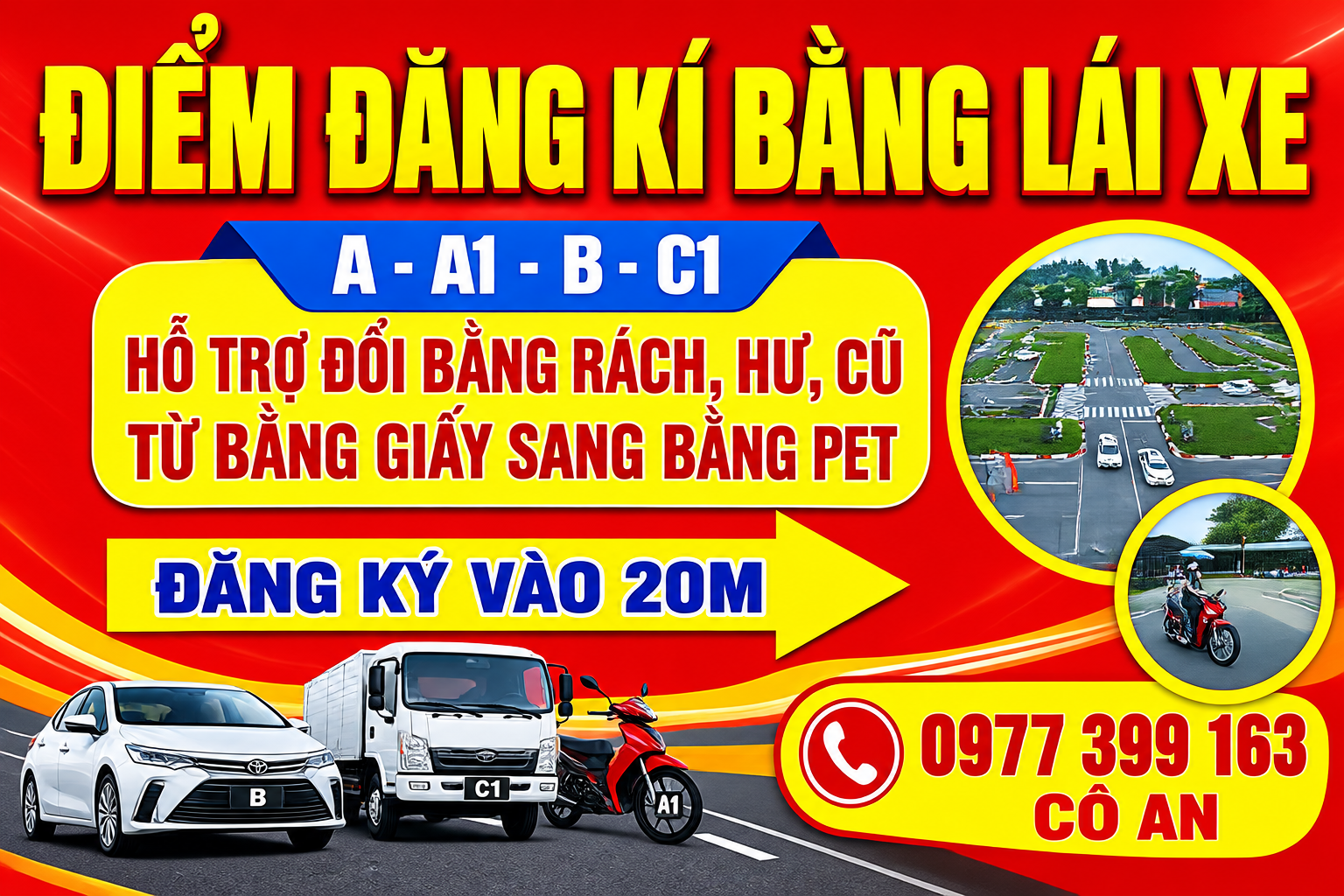 Top địa điểm đăng ký học lái xe uy tín tại Dĩ An, Quận 9