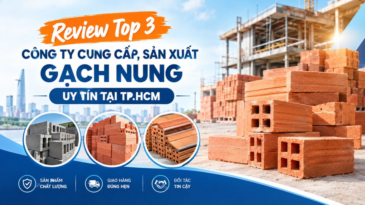 Top 3 Công Ty Cung Cấp, Sản Xuất Gạch Nung Uy Tín Tại TP.HCM
