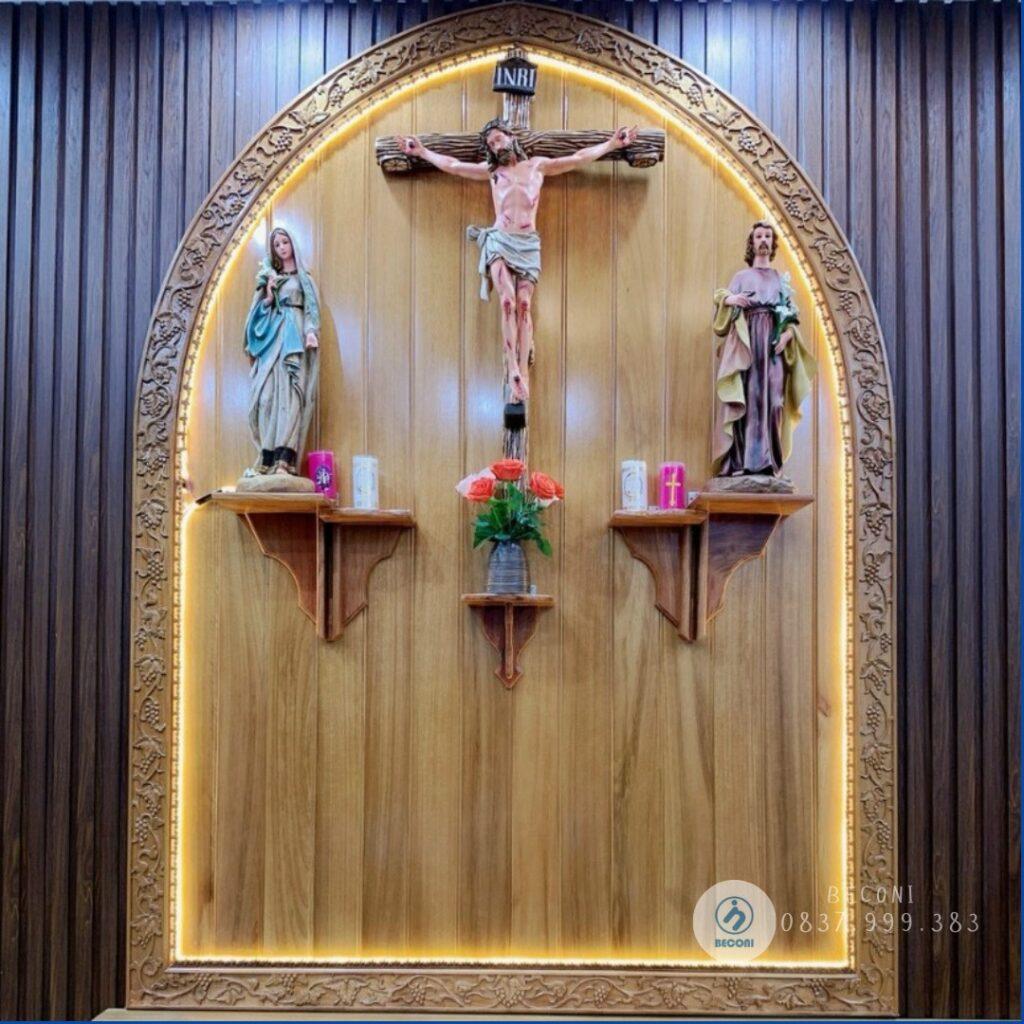 92+ Mẫu Thiết kế Bàn Thờ Chúa phòng khách gia đình đẹp - Catholic Vietnam