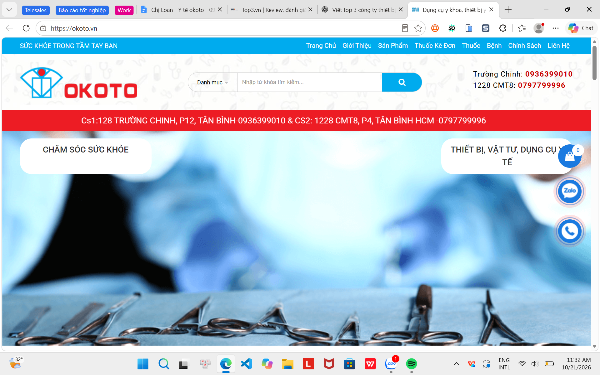 Top 3 công ty thiết bị y tế, dụng cụ y tế uy tín tại TP.HCM