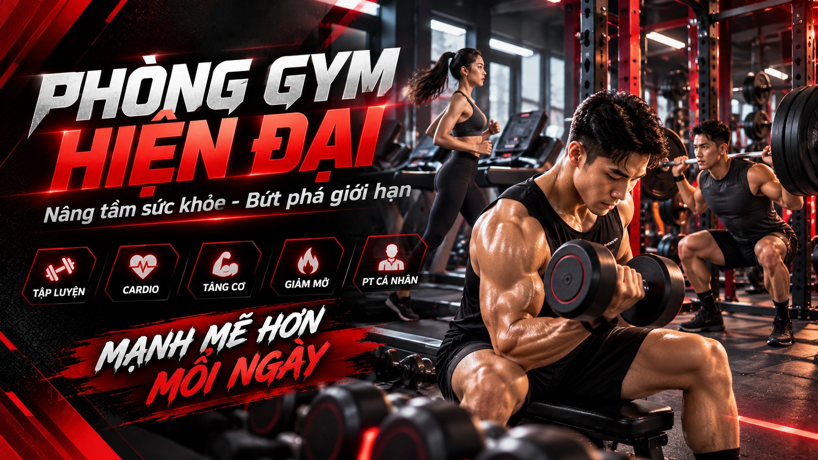 Top 3 Phòng Gym Hiện Đại, Đạt Chuẩn Hàng Đầu Tại Khu Vực Thuận An, Bình Dương