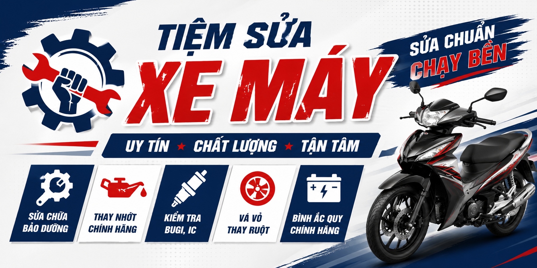 Top 3 Tiệm Sửa Xe Máy Uy Tín, Chuyên Nghiệp Hàng Đầu Khu Vực Dĩ An