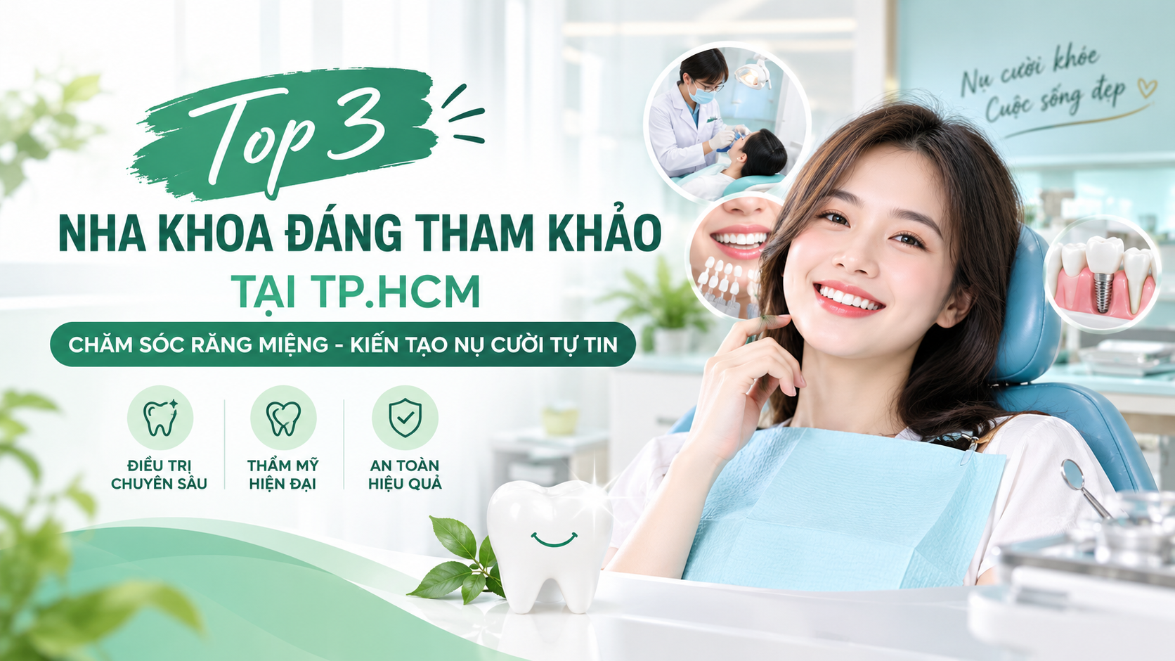 Top 3 nha khoa đáng tham khảo khi chăm sóc và thẩm mỹ răng tại TP.HCM