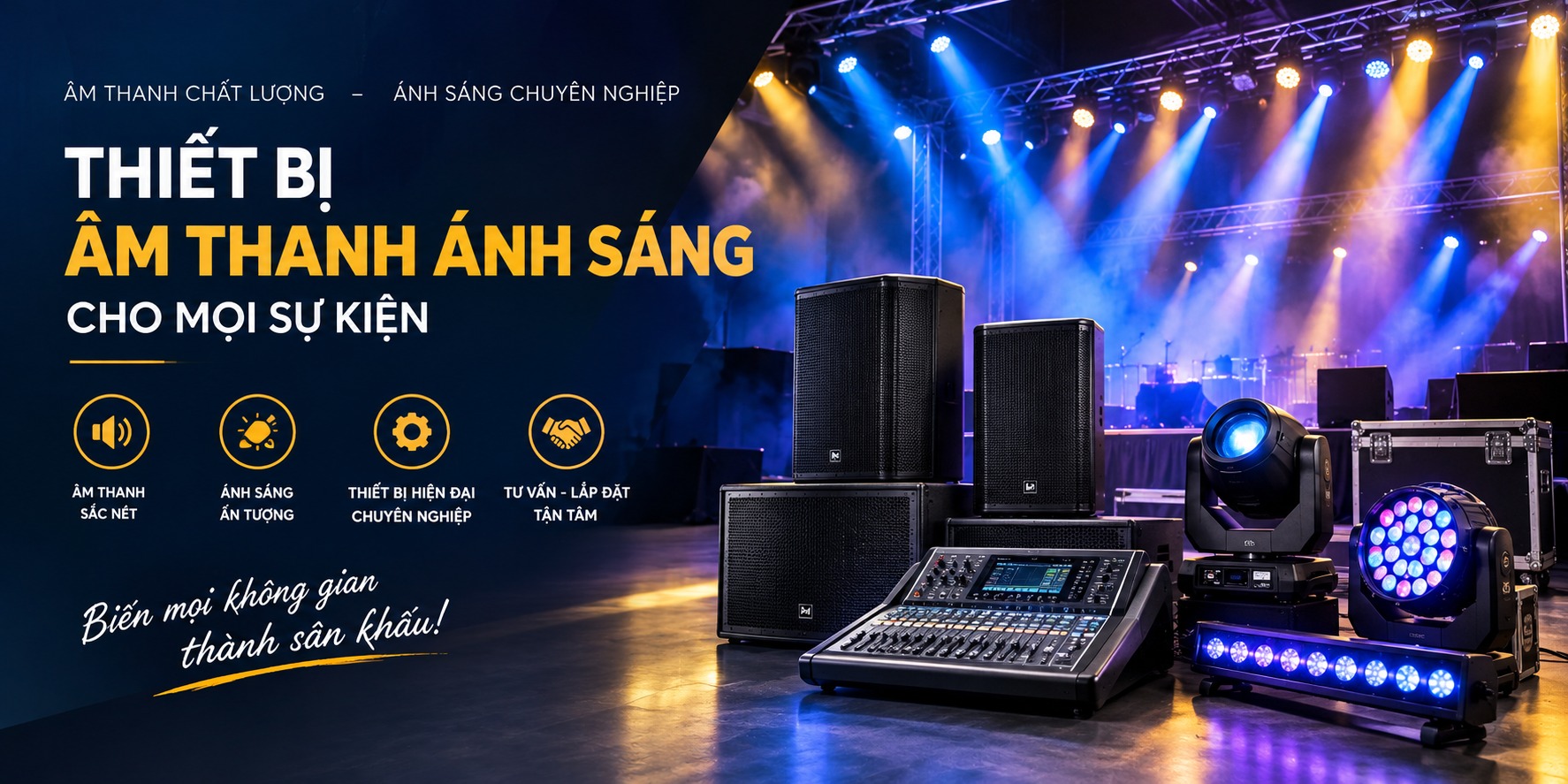 Top 3 Đơn Vị Cung Cấp & Cho Thuê Thiết Bị Âm Thanh Ánh Sáng Uy Tín Tại Phường Phú Thạnh