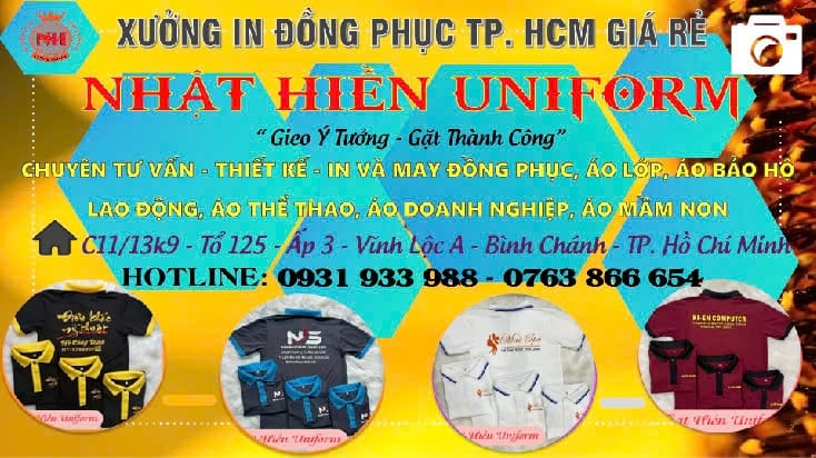 Top 3 Xưởng In Đồng Phục Tại Vĩnh Lộc A, Bình Chánh Giá Rẻ – Chất Lượng – Uy Tín