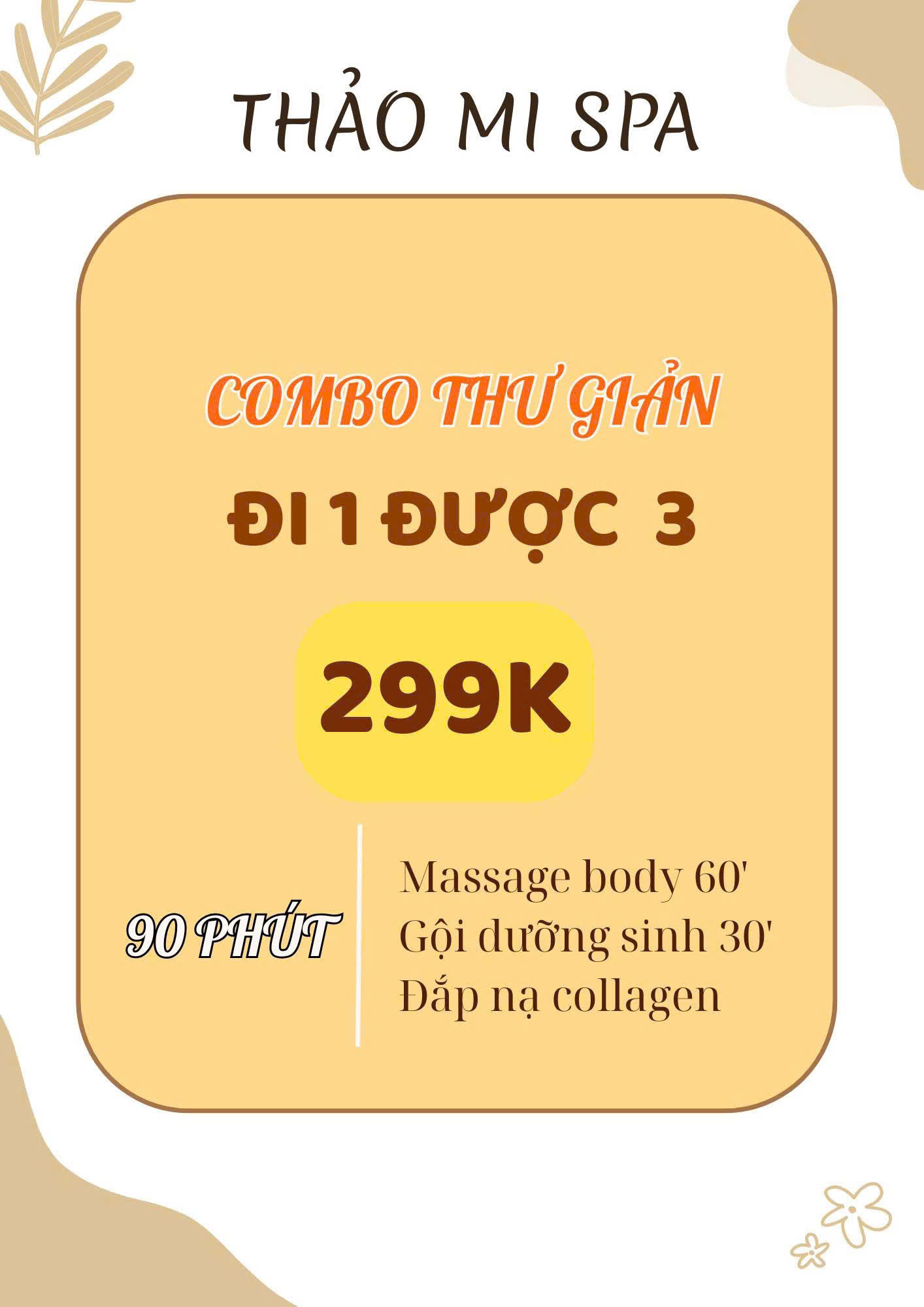 Thảo Mi Spa Tân Phú: Trải Nghiệm Combo 