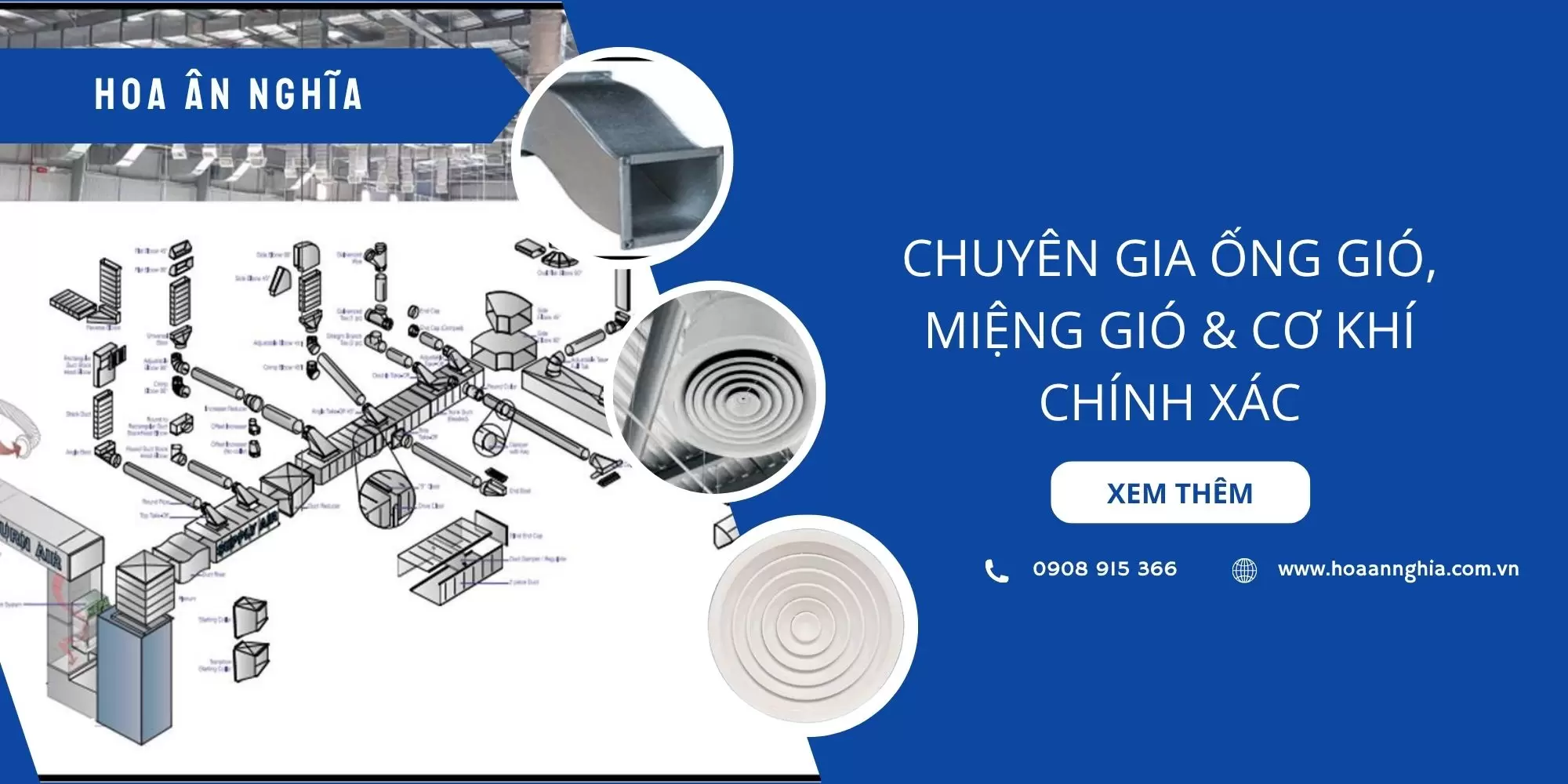 miệng gió, ống gió hcm