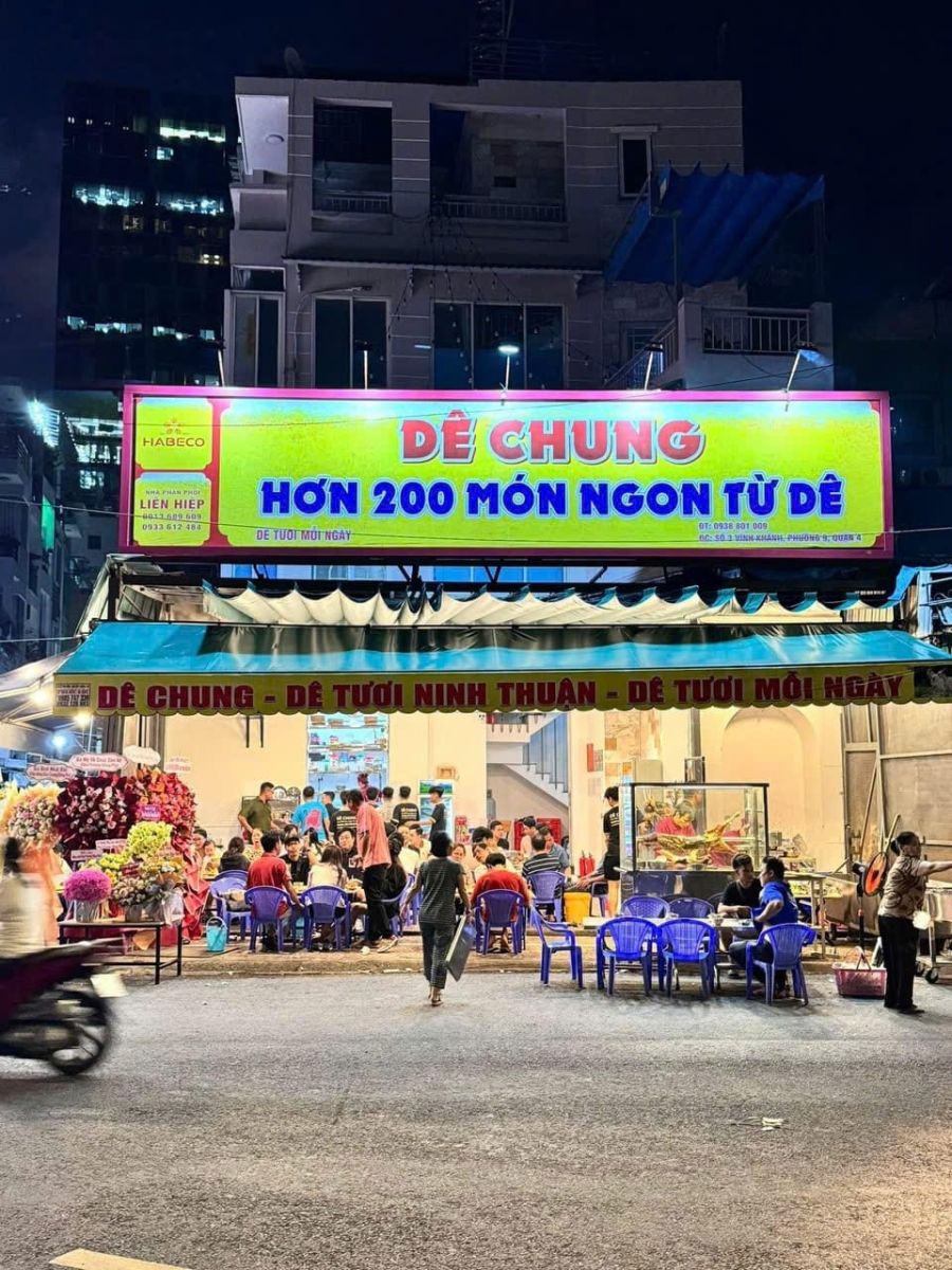quán dê ngon quận 4