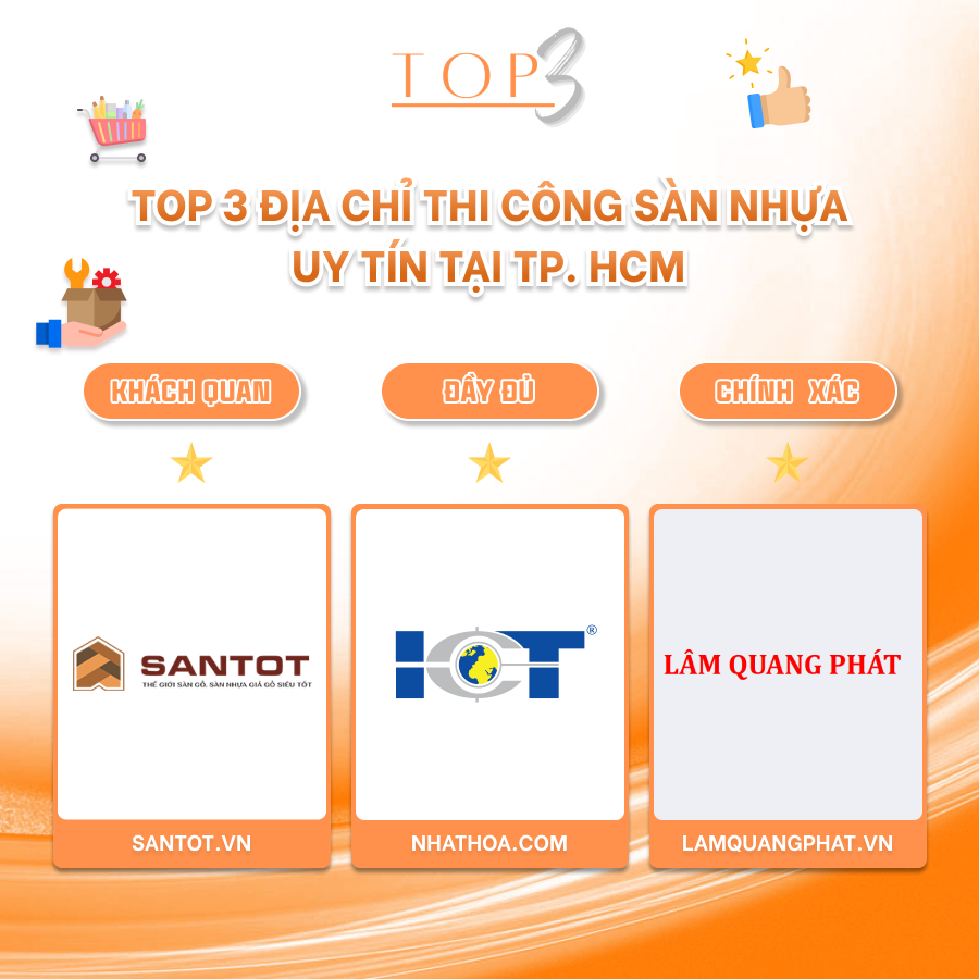 TOP 3 ĐỊA CHỈ THI CÔNG SÀN NHỰA UY TÍN TẠI TP. HCM 
