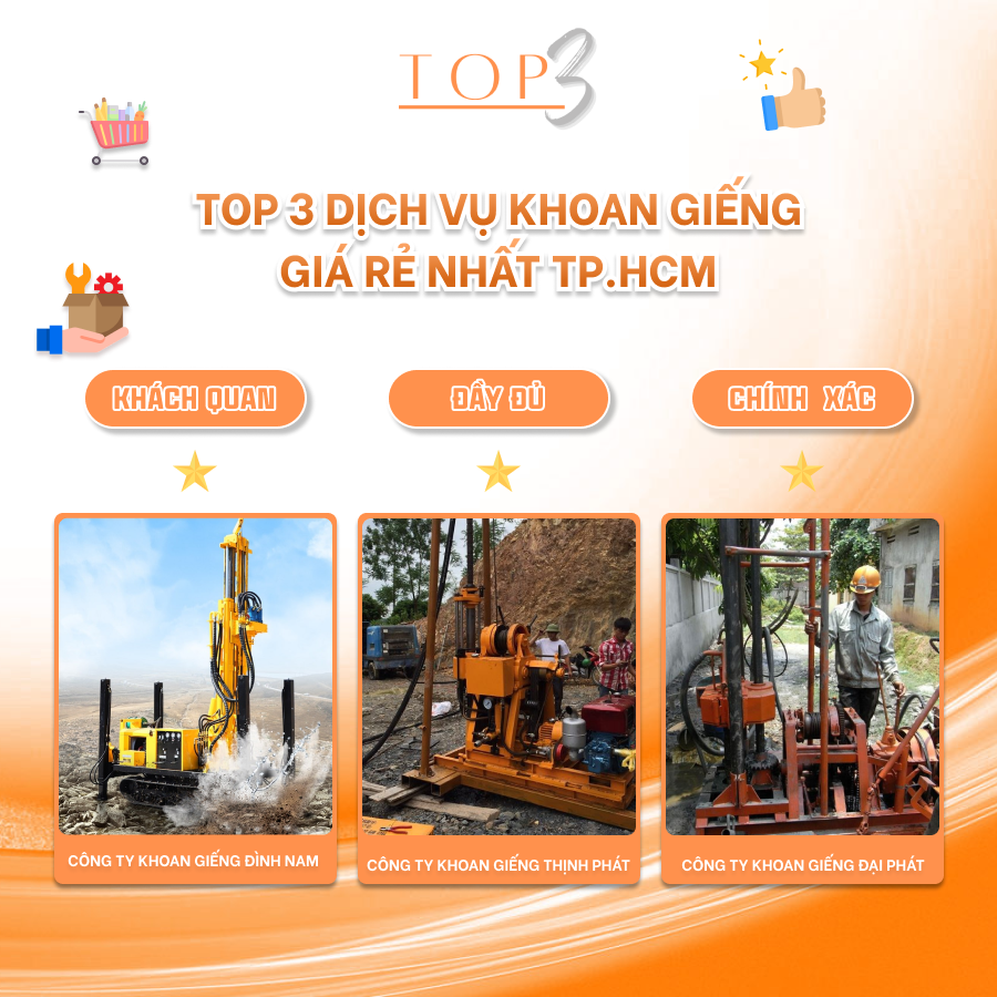 TOP 3 DỊCH VỤ KHOAN GIẾNG GIÁ RẺ NHẤT TP. HCM