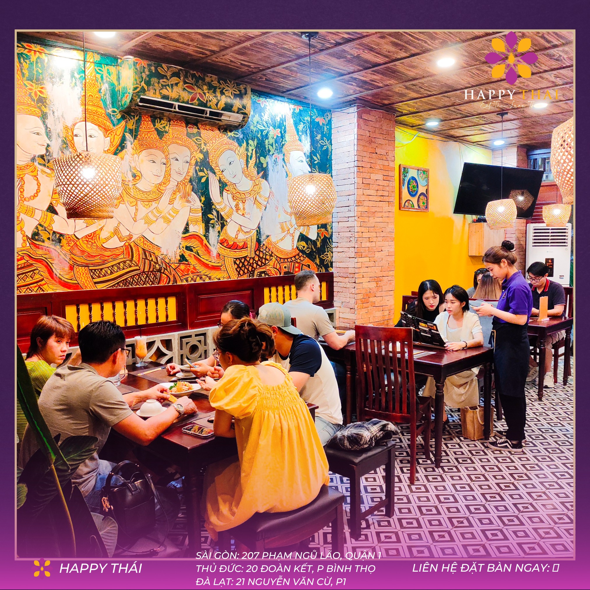 Đơn vị nhà hàng HAPPY THÁI tại Tp Hồ Chí Minh