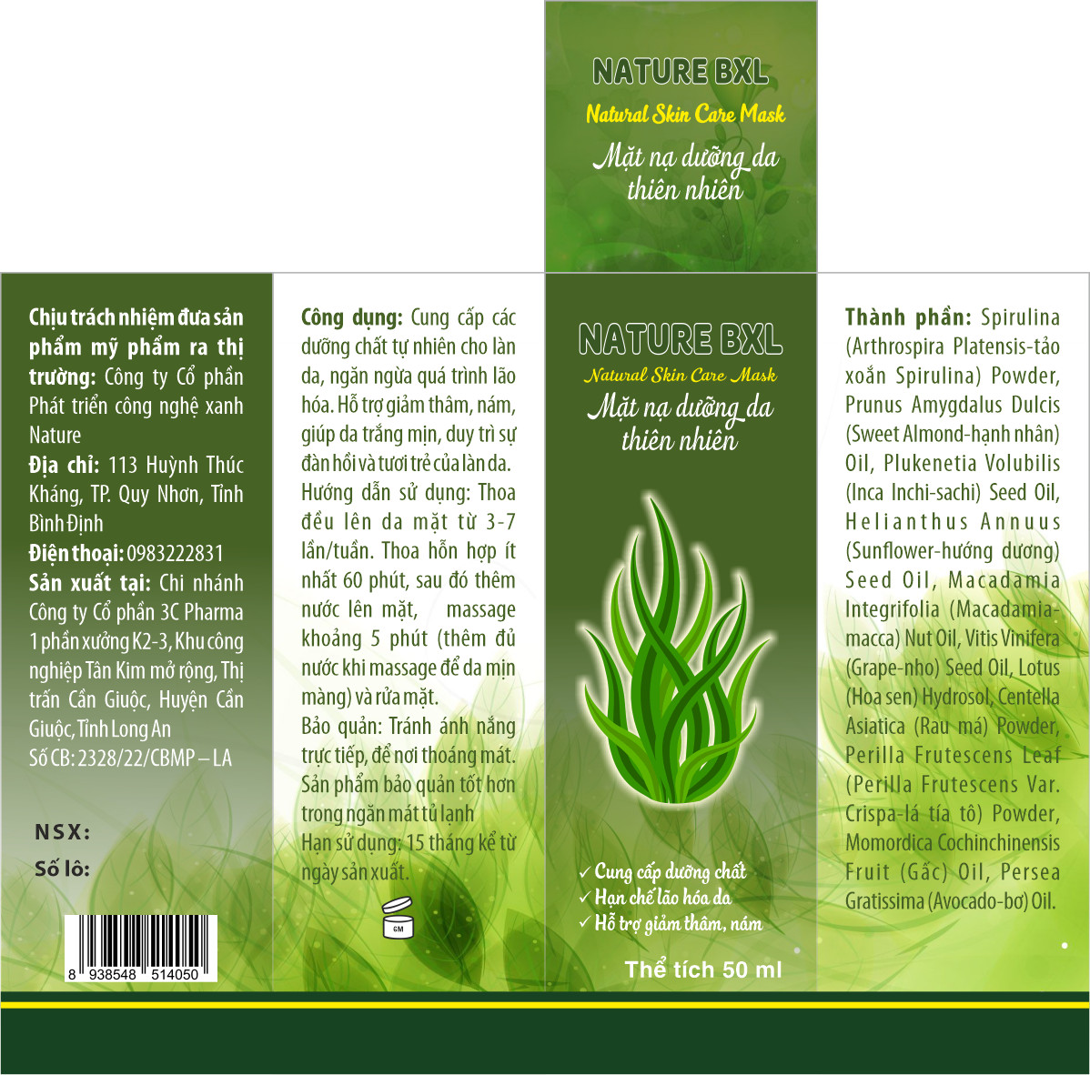 NHÀ KHOA HỌC NỮ GIÀU TÂM HUYẾT VỚI SẢN PHẨM SẠCH - THƯƠNG HIỆU MỸ PHẨM SẠCH NATURE BXL